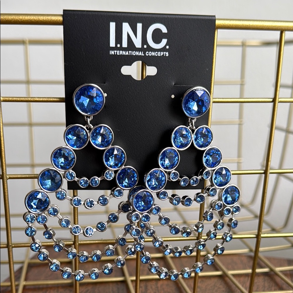 INC Chandelier Drop Table Earrings NWT